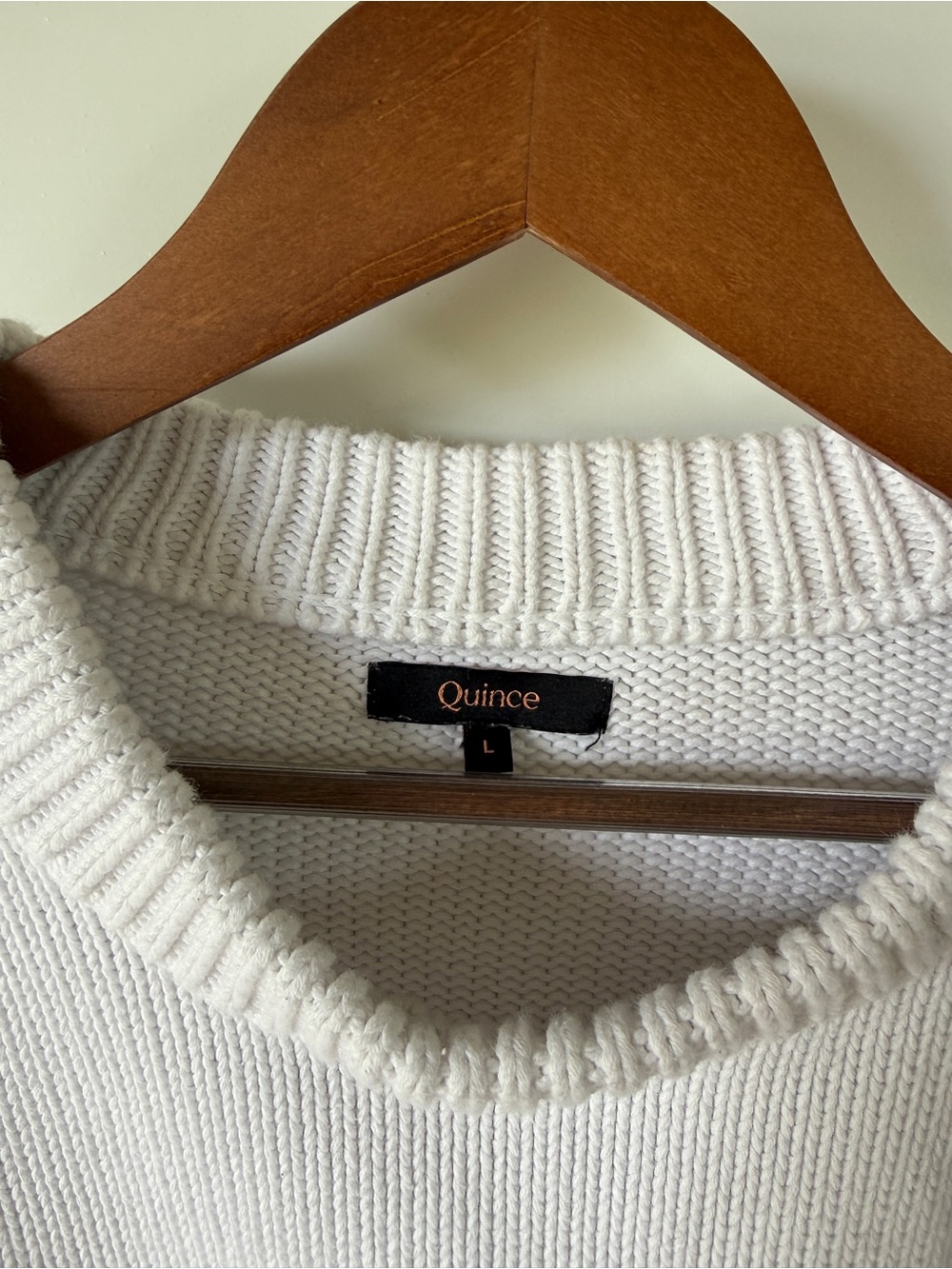 Quince 100% Organic Cotton Striped Crew Sweater - Picture 2 of 6
